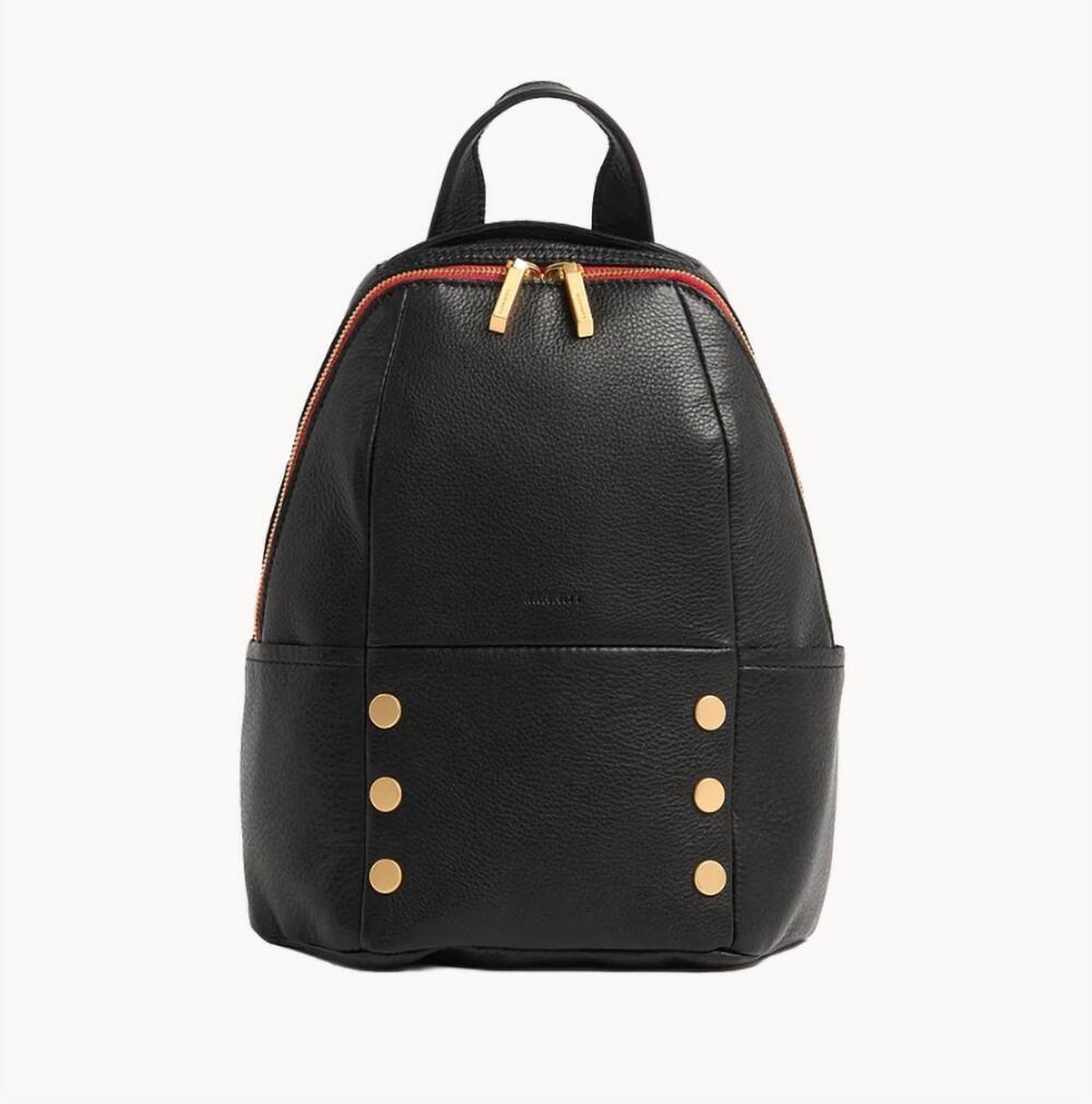 NEW HAMMITT women's hunter medium bag in black/brushed gold